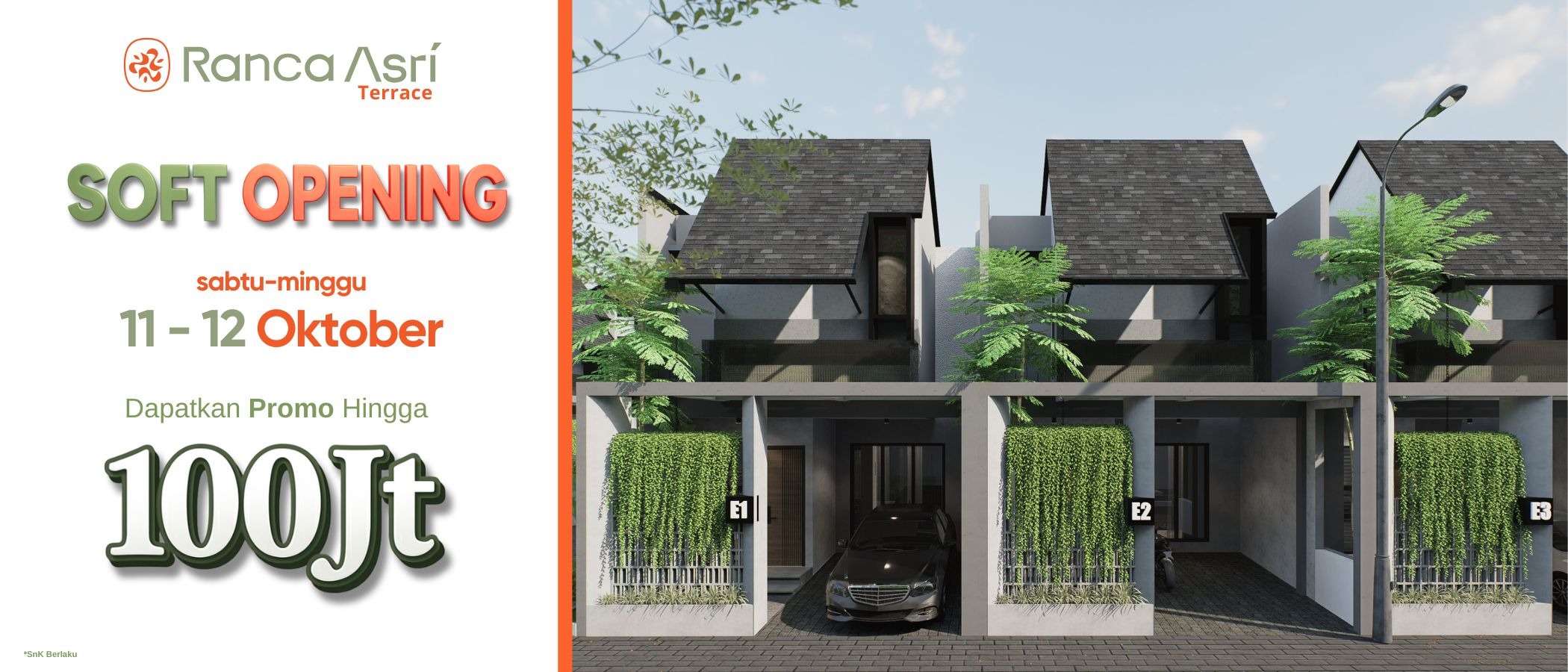 Soft Opening Ranca Asri Terrace 11-12 oktober 2025 - ASRI DEVELOPMENT GROUP